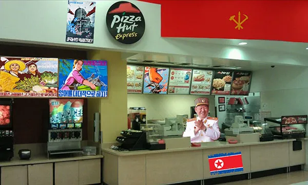 Marketing de Resquicios, Pizza Hut Corea del Norte Google Maps