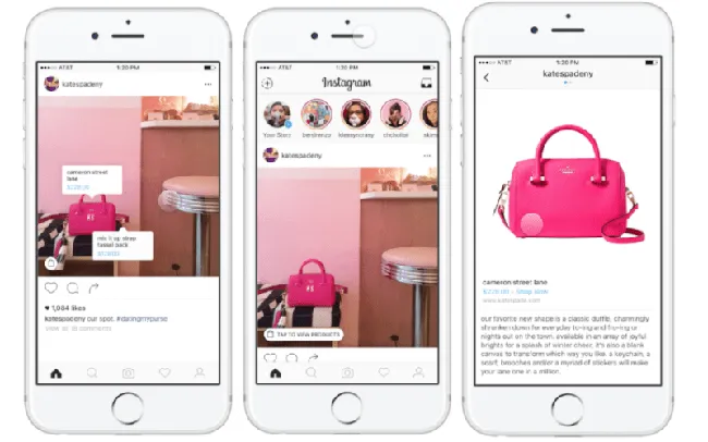 como funciona instagram shopping